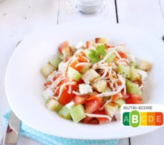 Salade grecque surimi râpé